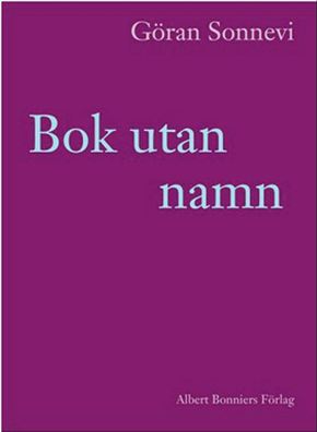 Göran Sonnevi Bok utan namn Horisont